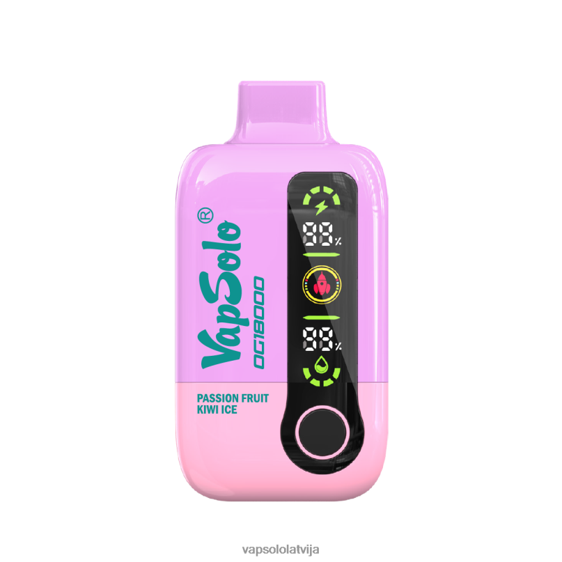 VapSolo Disposable - marakujas kivi ledus VapSolo DG18000 vienreizējās lietošanas vape X840452