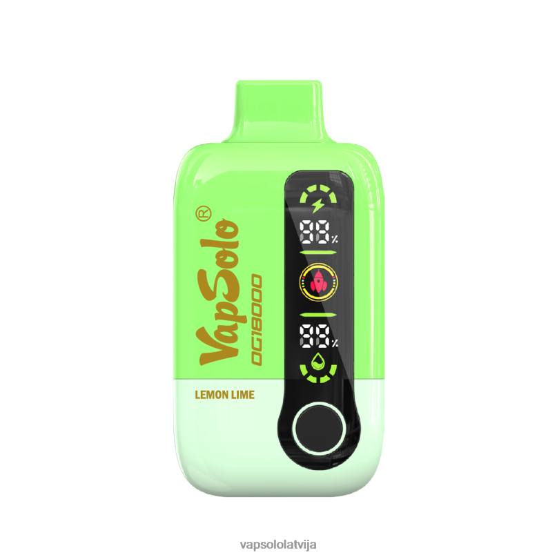 VapSolo Flavours - citronu laima VapSolo DG18000 vienreizējās lietošanas vape X840450
