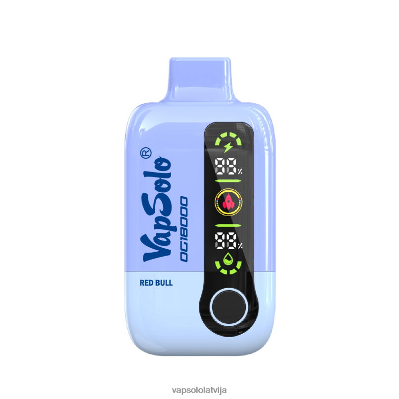 VapSolo Latvija - sarkanais bullis VapSolo DG18000 vienreizējās lietošanas vape X840455