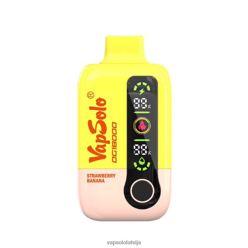 VapSolo Riga - zemeņu banāns VapSolo DG18000 vienreizējās lietošanas vape X840456