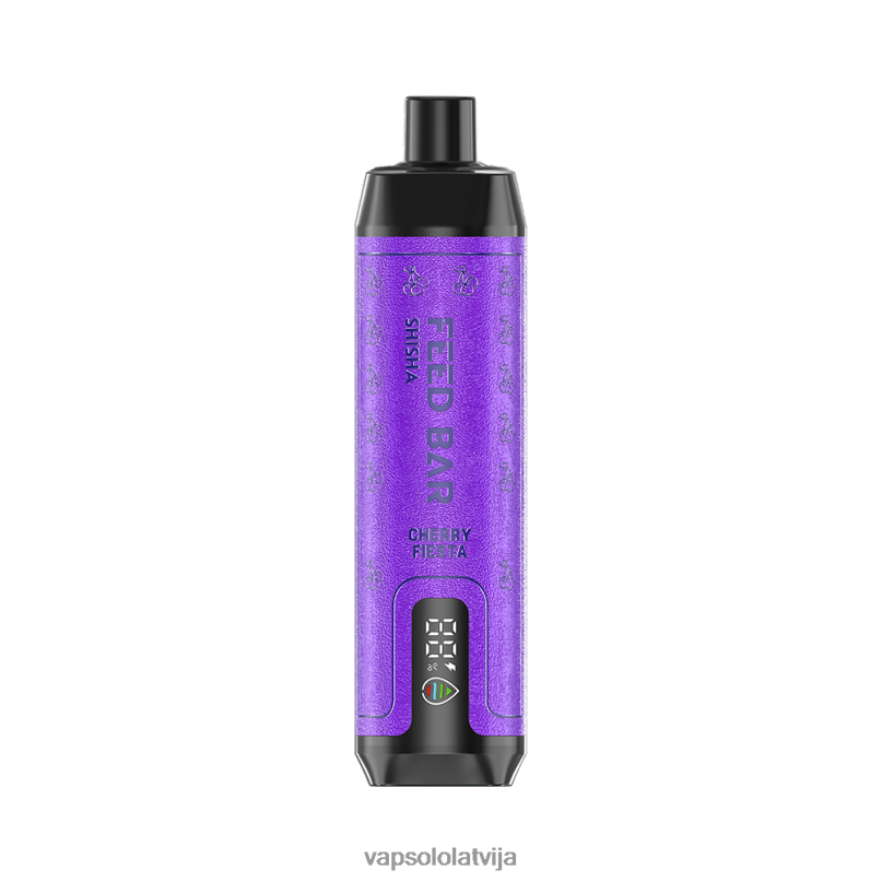 VapSolo Flavours - ķiršu fiesta VapSolo SHISHA vienreizējās lietošanas vape X84045