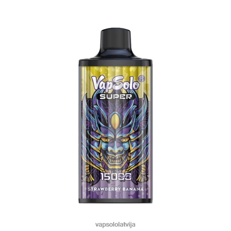 VapSolo Pods - zemeņu banāns VapSolo SUPER vienreizējās lietošanas vape X840422