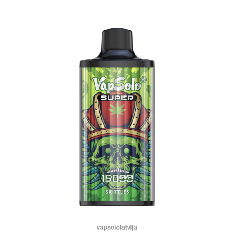 VapSolo Puff - ķegļi VapSolo SUPER vienreizējās lietošanas vape X840421
