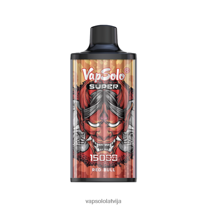 VapSolo Riga - sarkanais bullis VapSolo SUPER vienreizējās lietošanas vape X840420
